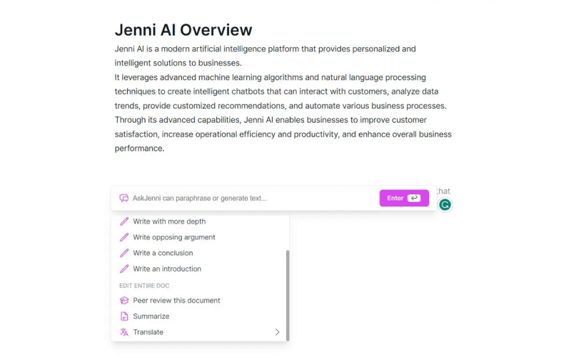 Jenni - AI研究文章和博客写作辅助工具